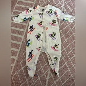 Playful Multicolor Kids Footie